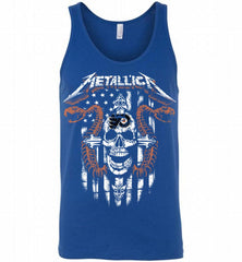 Metallica Snake Skull Philadelphia Flyers Logo Tank - zezetee