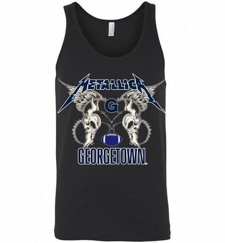 Metallica Georgetown Hoyas Logo Tank - zezetee