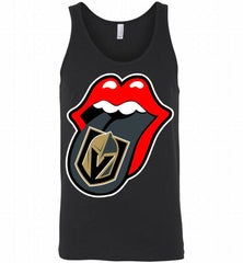 Vegas Golden Knightsg  x The Rolling Stones Logo Tank - zezetee