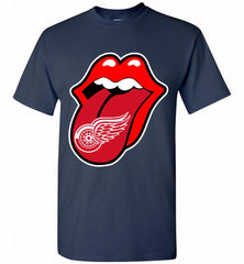 Detroit Red Wings  x The Rolling Stones Logo Shirt - zezetee