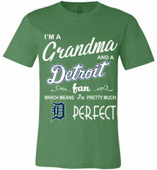 I'M A Grandma And A Detroit Tigers Fans Gift Canvas USA - zezetee