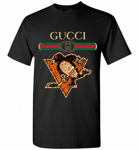 Gucci Pittsburgh Penguins Logo Shirt - zezetee