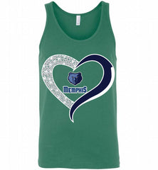 Memphis Grizzlies In Diamond Heart Tank - zezetee