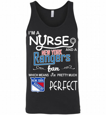 I'M A Nurse And A New York Rangers Fans Gift Tank - zezetee