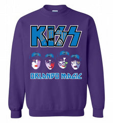 Kiss Orlando Magic Logo Crewneck Sweatshirt - zezetee