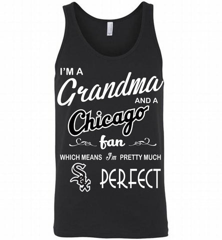 I'M A Grandma And A Chicago White Sox Fans Gift Tank - zezetee