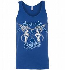 Metallica Kansas City Royals Logo Tank - zezetee