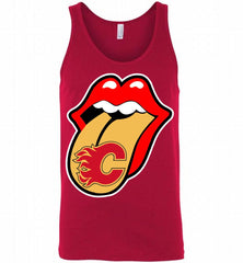 Calgary Flames  x The Rolling Stones Logo Tank - zezetee