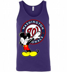 Disney Mickey Mouse Dabbing Washington Nationals Tank - zezetee