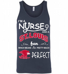 I'M A Nurse And A St Louis Eagles Fans Gift Tank - zezetee