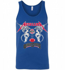 Metallica Ohio State Buckeyes Logo Tank - zezetee