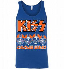 Kiss Chicago Bears Logo Tank - zezetee