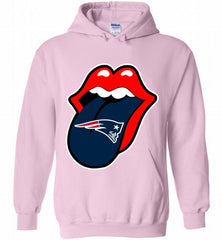 New England Patriots  x The Rolling Stones Logo Hoodie - zezetee