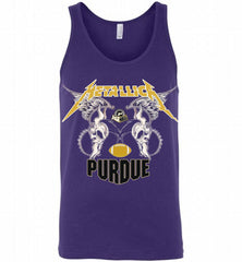 Metallica Purdue Boilermakers Logo Tank - zezetee