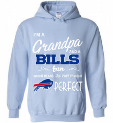 I'M A Grandpa And A Buffalo Bills Pretty Much Perfect Hoodie - zezetee