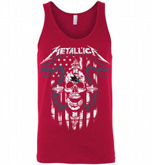 Metallica Snake Skull San Jose Sharks Logo Tank - zezetee