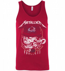 Metallica Skull Snake Colorado Avalanche Tank - zezetee