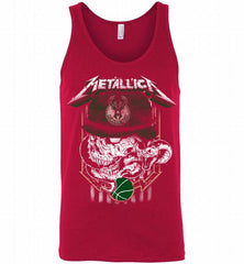 Metallica Skull Snake Milwaukee Bucks Tank - zezetee