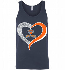 New York Knicks In Diamond Heart Tank - zezetee
