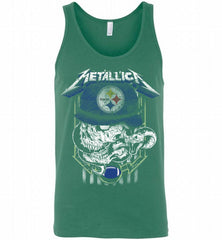 Metallica Skull Snake Pittsburgh Steelers Tank - zezetee