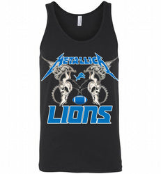Metallica Detroit Lions Logo Tank