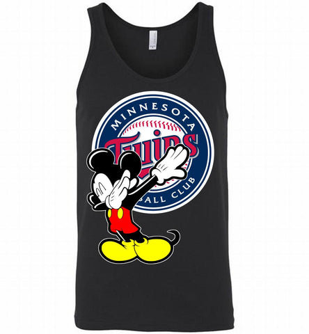 Disney Mickey Mouse Dabbing Minnesota Twins Tank - zezetee