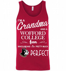 I'M A Grandma And A Wofford Terriers Fan Tank - zezetee