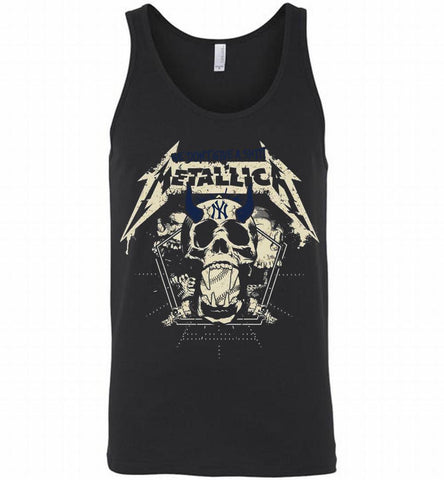 Metallica We Don't Give A Shit New York Yankees Tank - zezetee