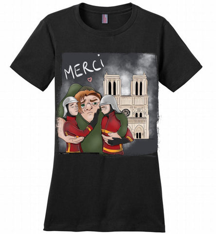 The Hunchback of Notre Dame Firefighter Paris Ladies Perfect - zezetee