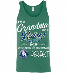 I'M A Grandma And A San Diego Padres Fans Gift Tank - zezetee