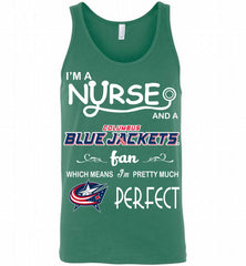I'M A Nurse And A Columbus Columbus Blue Jackets Fans Gift Tank - zezetee