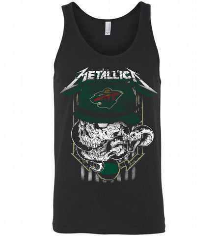 Metallica Skull Snake Minnesota Wild Tank - zezetee