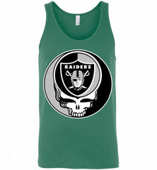 Oakland Raiders  Grateful Dead Logo Band Tank - zezetee