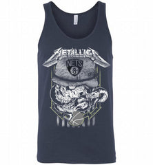 Metallica Skull Snake Brooklyn Nets Tank - zezetee