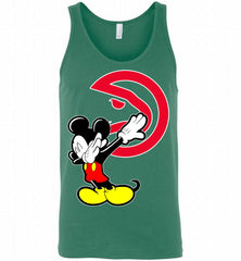 Disney Mickey Mouse Dabbing Atlanta Hawks Tank - zezetee