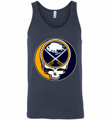 NHL TEAM BUFFALO SABRES X GRATEFUL DEAD LOGO BAND Tank - zezetee