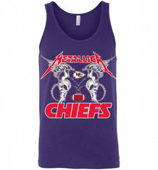 Metallica Kansas City Chiefs Logo Tank - zezetee