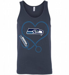 Nurse Heartbeat Seattle Seahawks Tank - zezetee
