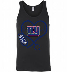 Nurse Heartbeat New York Giants Tank