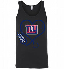 Nurse Heartbeat New York Giants Tank - zezetee