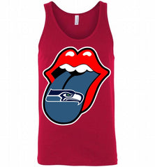 Seattle Seahawks  x The Rolling Stones Logo Tank - zezetee