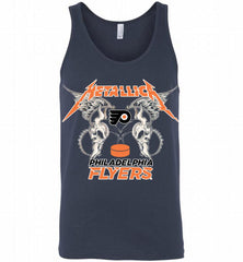 Metallica Philadelphia Flyers Logo Tank - zezetee