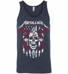 Metallica Atlanta Braves Logo Tank - zezetee