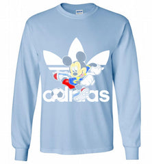 ADIDAS FOOTBALL MICKEY MOUSE DISNEY SPORTS Gildan Long Shirt - zezetee