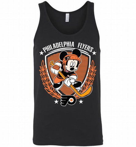 NHL Hockey Mickey Mouse Philadelphia Flyers Disney Tank - zezetee