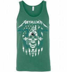 Metallica Snake Skull San Jose Sharks Logo Tank - zezetee