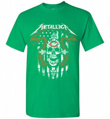 Metallica Snake Skull Chicago Bears Logo Shirt - zezetee