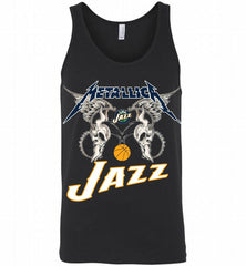 Metallica Utah Jazz Logo Tank - zezetee