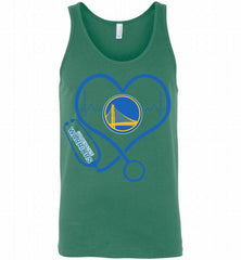 Nurse Heartbeat Love Golden State Warriors Tank - zezetee