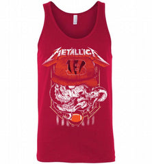 Metallica Skull Snake Cincinnati Bengals Tank - zezetee